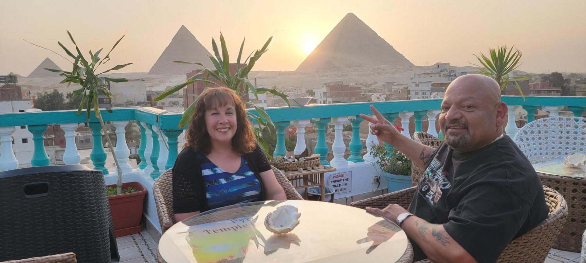 Pyramids Temple Guest House Kafret el-Gabal Kültér fotó